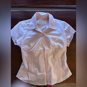 Hollister Light Pink Button Down Top